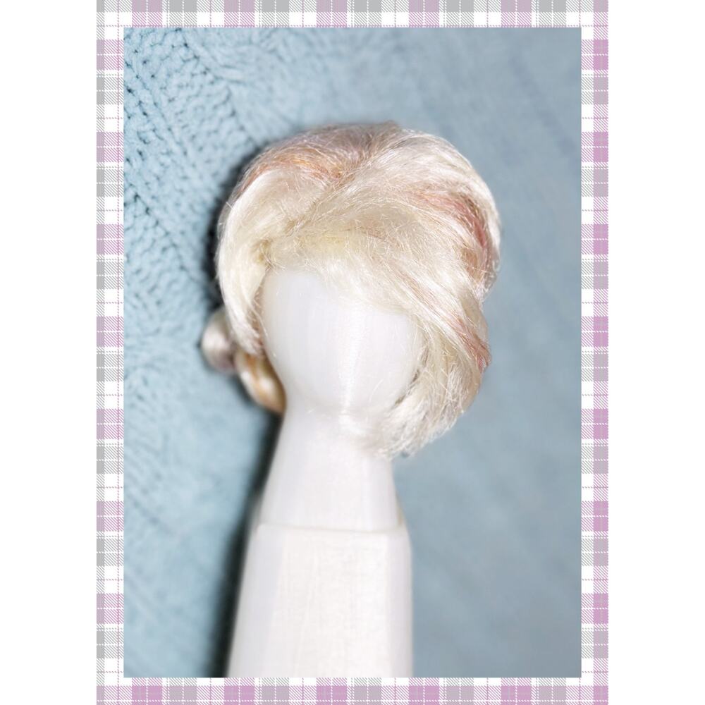 BJD 1/3 Balljointed Smart Doll Dollfie Dream DD Pixie Punk Glam Mohair Wig 8/9